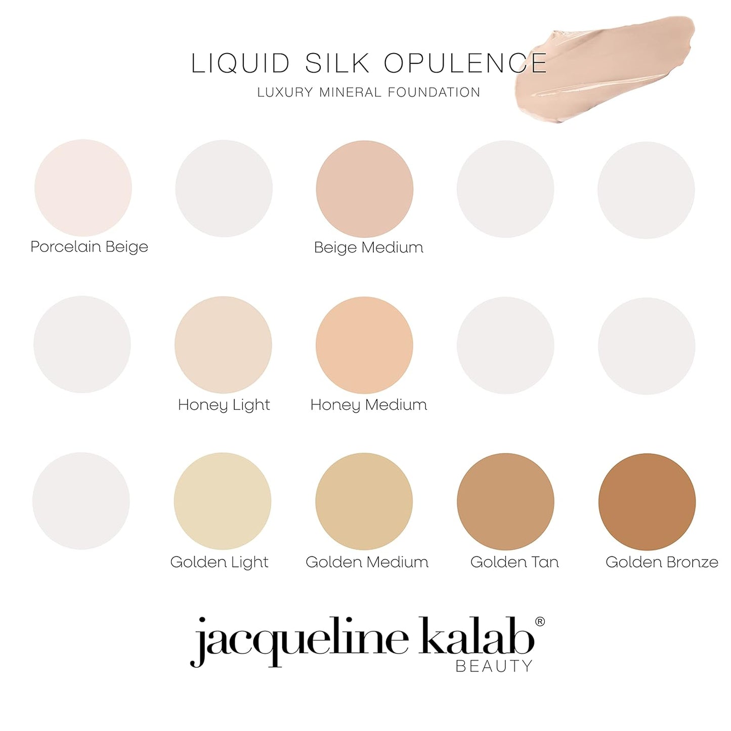 Liquid Silk Opulence Luxury Mineral Foundation GOLDEN MEDIUM