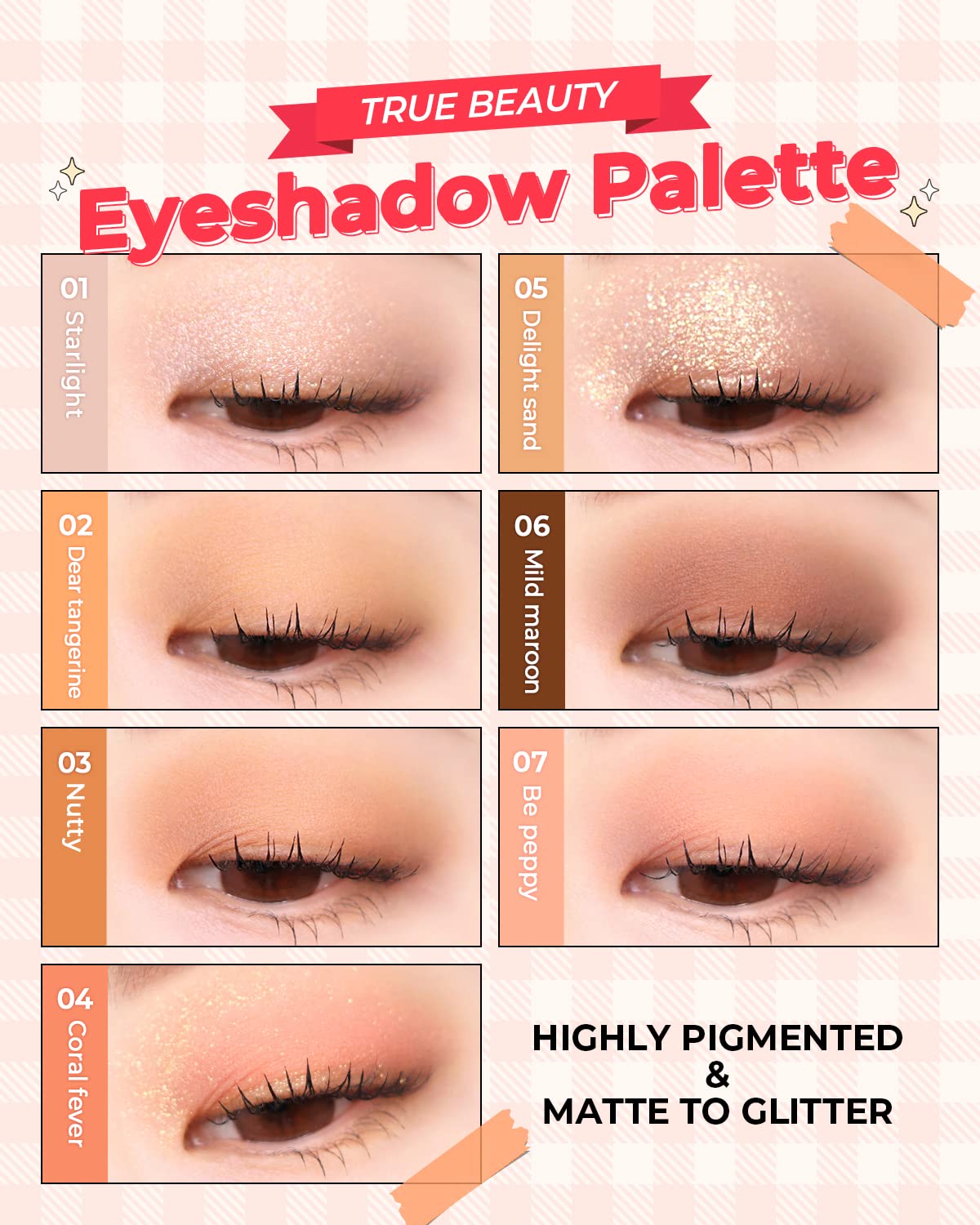 AMTS x True Beauty Edition - Some Sweet EyeShadow Makeup Palette | Matte Shimmer Metallic, Long Lasting, Cheek blush, All My Things, K Beauty, Pink Gold makeup