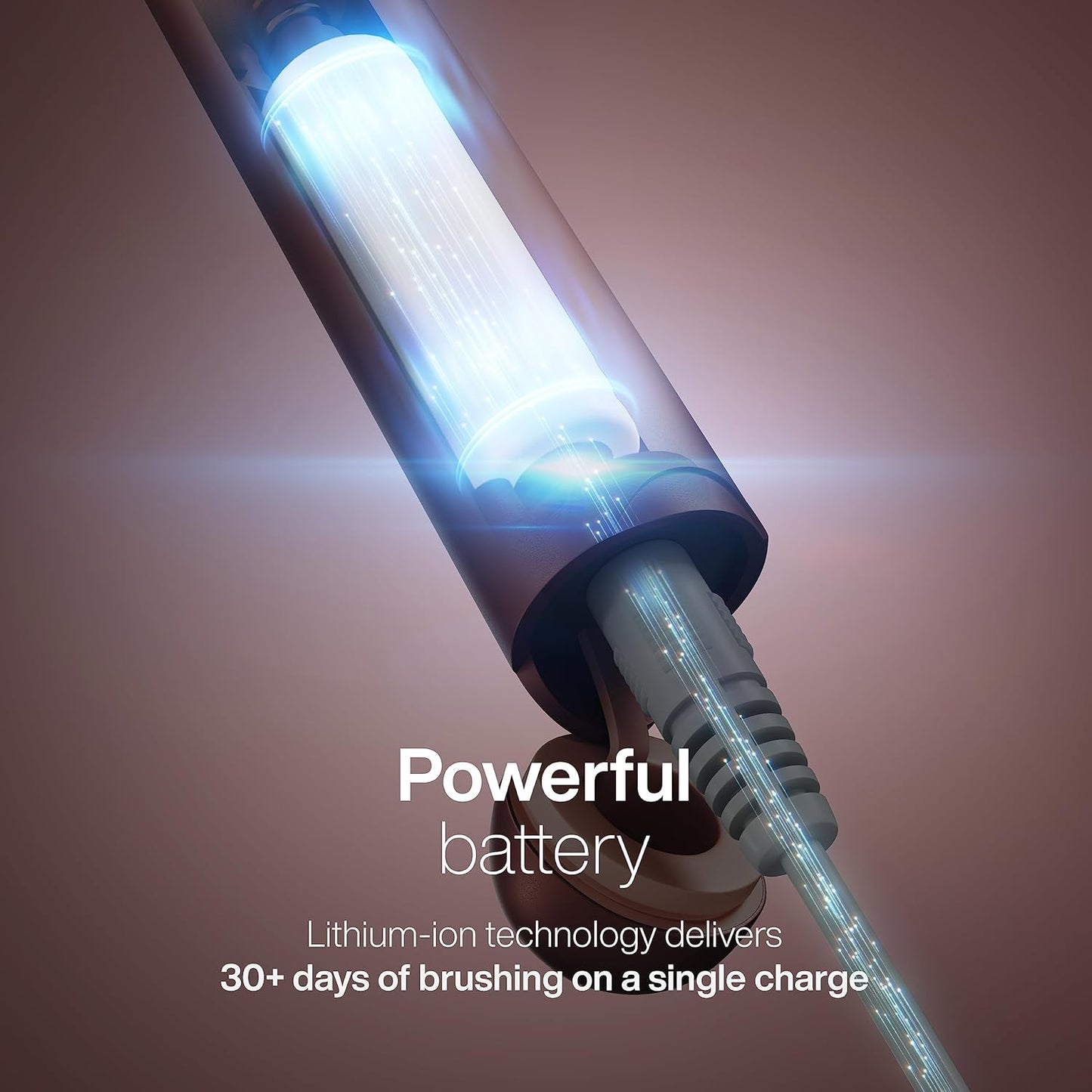 Aquasonic Icon ADA-Accepted Rechargeable Toothbrush | Magnetic Holder & Slim Travel Case | 2 Brushing Modes & Smart Timers | Gentle Micro-Vibrations (Blush)