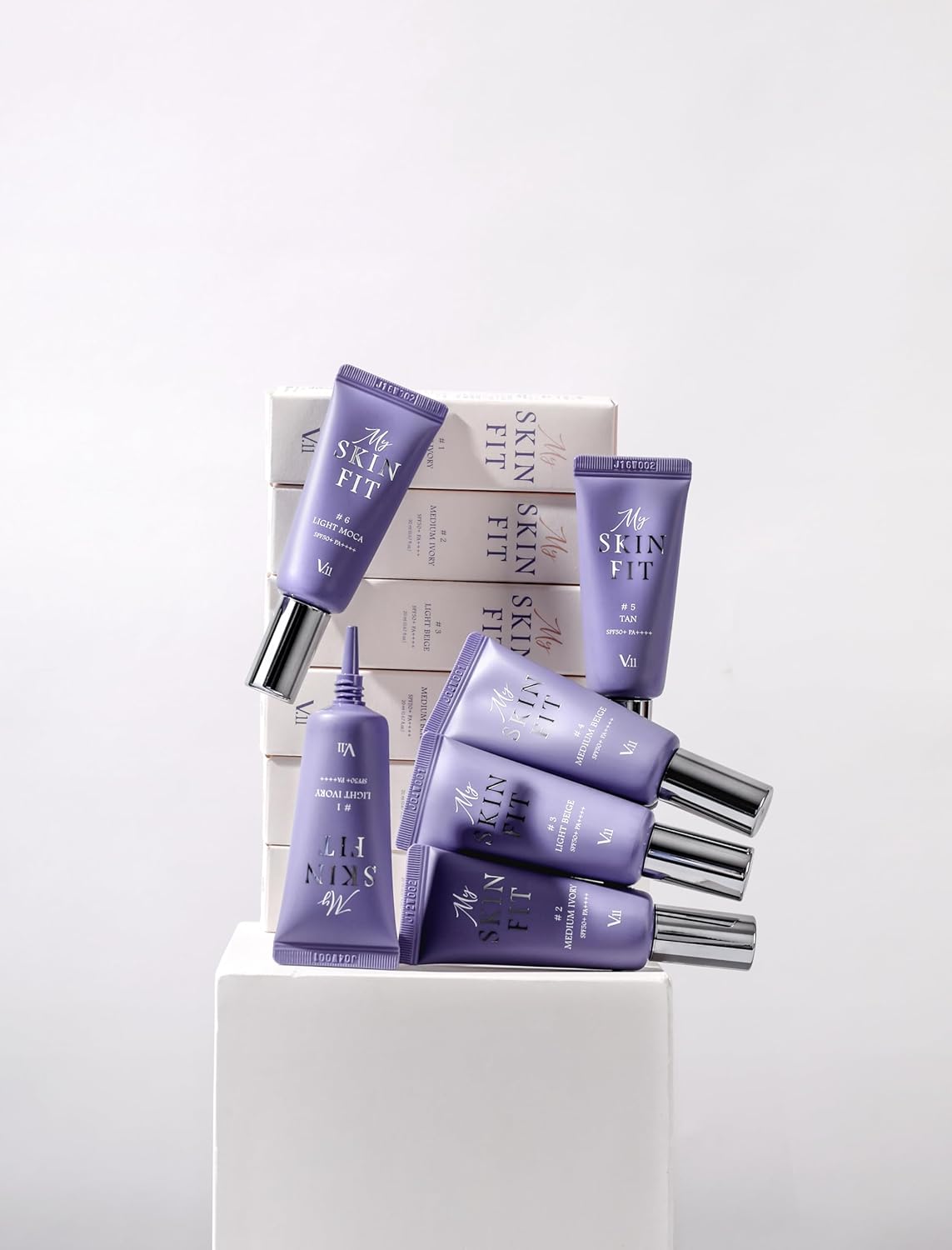 My Skin Fit BB Cream, Light Ivory, Anti-Aging Adenosine & Collagen Booster, 0.67 fl.oz.