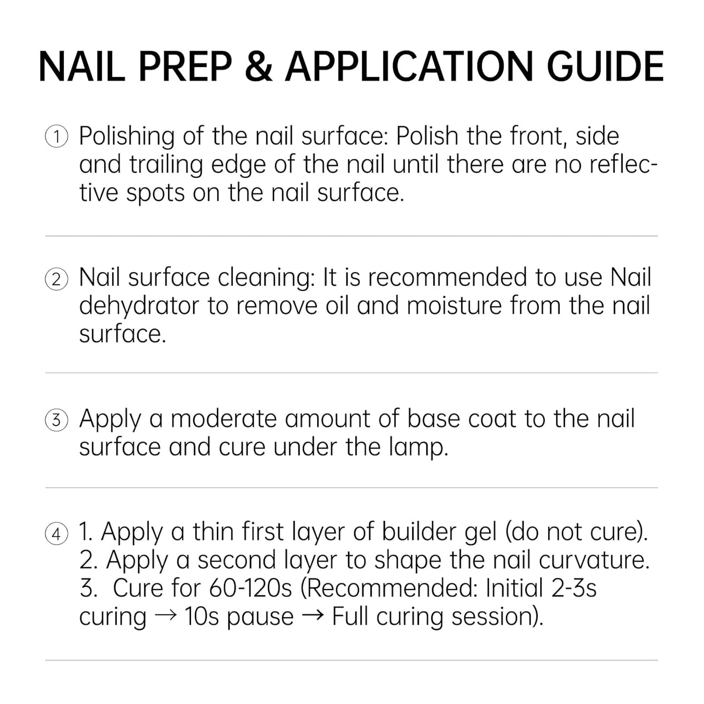 Hema Free Builder Gel for Nails Hypoallergenic & Odorless - Thickness Nail Strengthener & Extender | 28-Day Chip Resistance