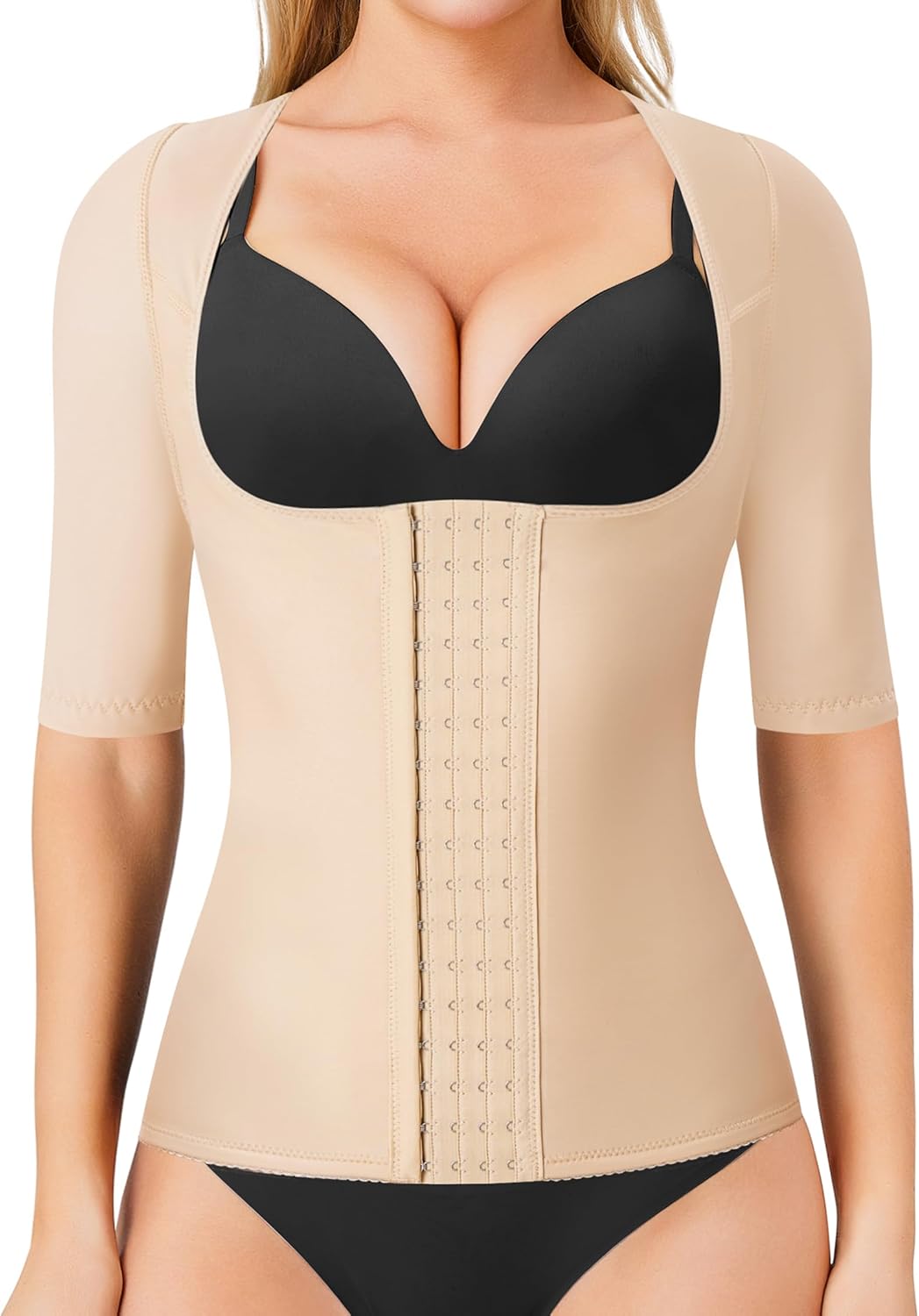 Gotoly Women Waist Trainer Corset Tummy Control Shapewear Upper Arm Shaper Post Surgical Slimmer Compression Tops