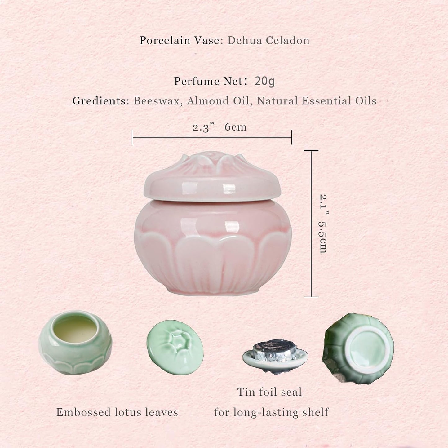 Banami Solid Perfume 3pack - Luxury Gift Set for Women’s | Jasmine,Gardenias,Magnolia | Long Lasting,Floral,Handmade,Alcohol Free