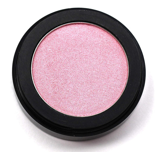 Pink Glow Satin Light Baby Pink Opal Sunkissed Shimmering Shimmer Pressed Powder Single Vegan Eyeshadow; Talc, Paraben & Cruelty Free