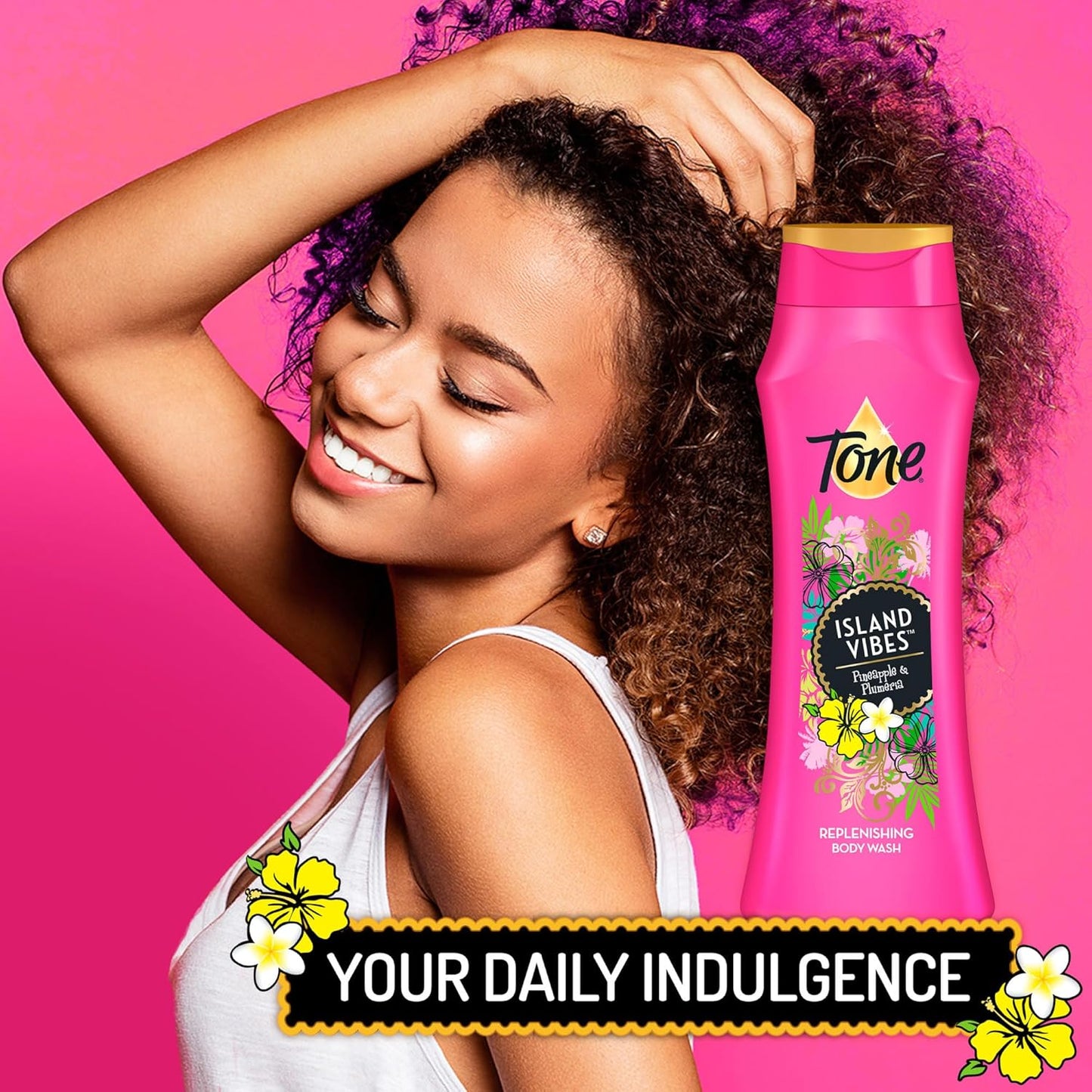 Tone Body Wash, Island Vibes, 16 fl oz (Pack of 6)