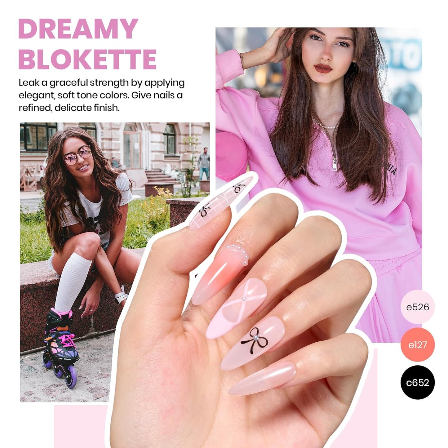 Beetles Gel Nail Polish Kit with Uv Light - 37Pcs 25 Colors Pink Red Blue Purple Green Gel Polish Starter Kit Energetic Moves for Beginners with Everything Nails Manicure Tools Gifts for Women Girls