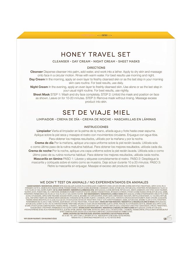 Earth To Skin Honey Travel Set