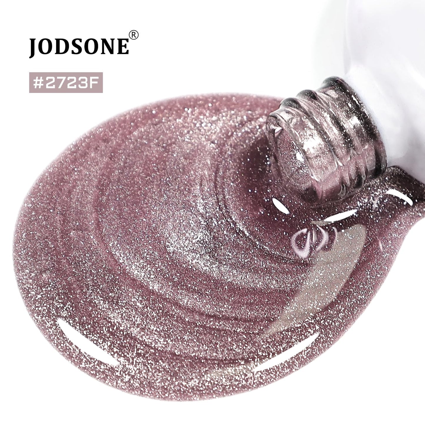 JODSONE 16.5ml Cat Eye Gel Nail Polish Silver Gray Glitter Magnetic Reflective Translucent at Home Salon Design Need U V Curing