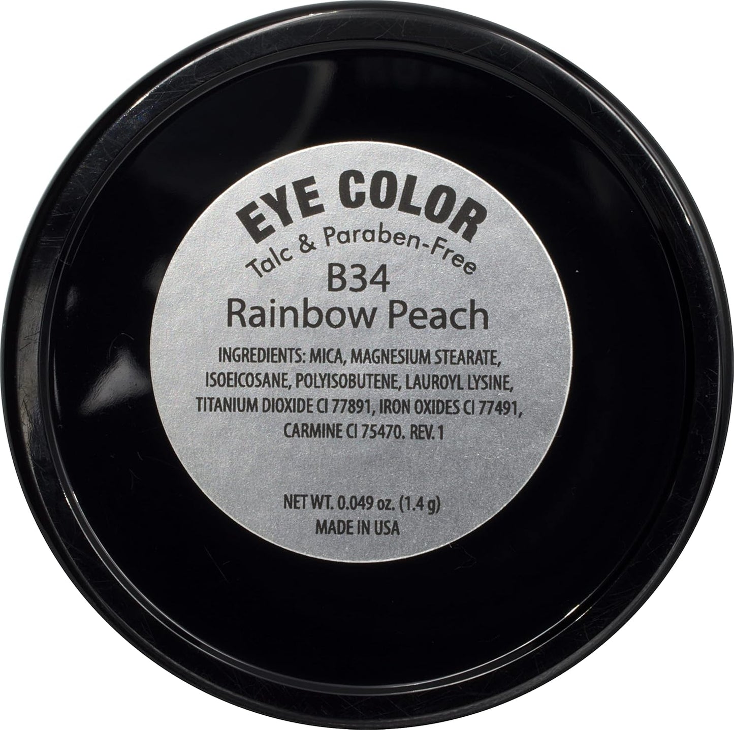Rainbow Peach Matte Bronze Terracotta Pink Brown Pressed Powder Single Vegan Eyeshadow; Talc, Paraben & Cruelty Free