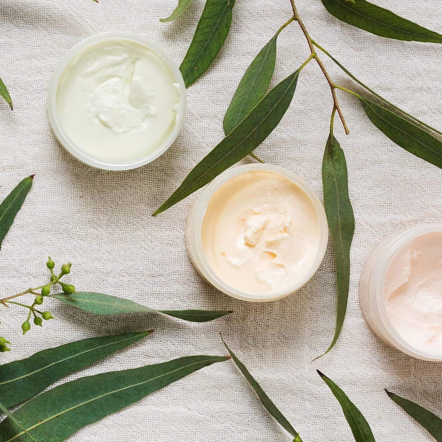 Eternal Moment 36 Pack 6 OZ Plastic Jars Round Clear Cosmetic Container Jars with Lids, Perfect for Lotion, Cream, Ointments, Makeup, Eye Shadow, Rhinestone, Samples, Pot, Travel Storage