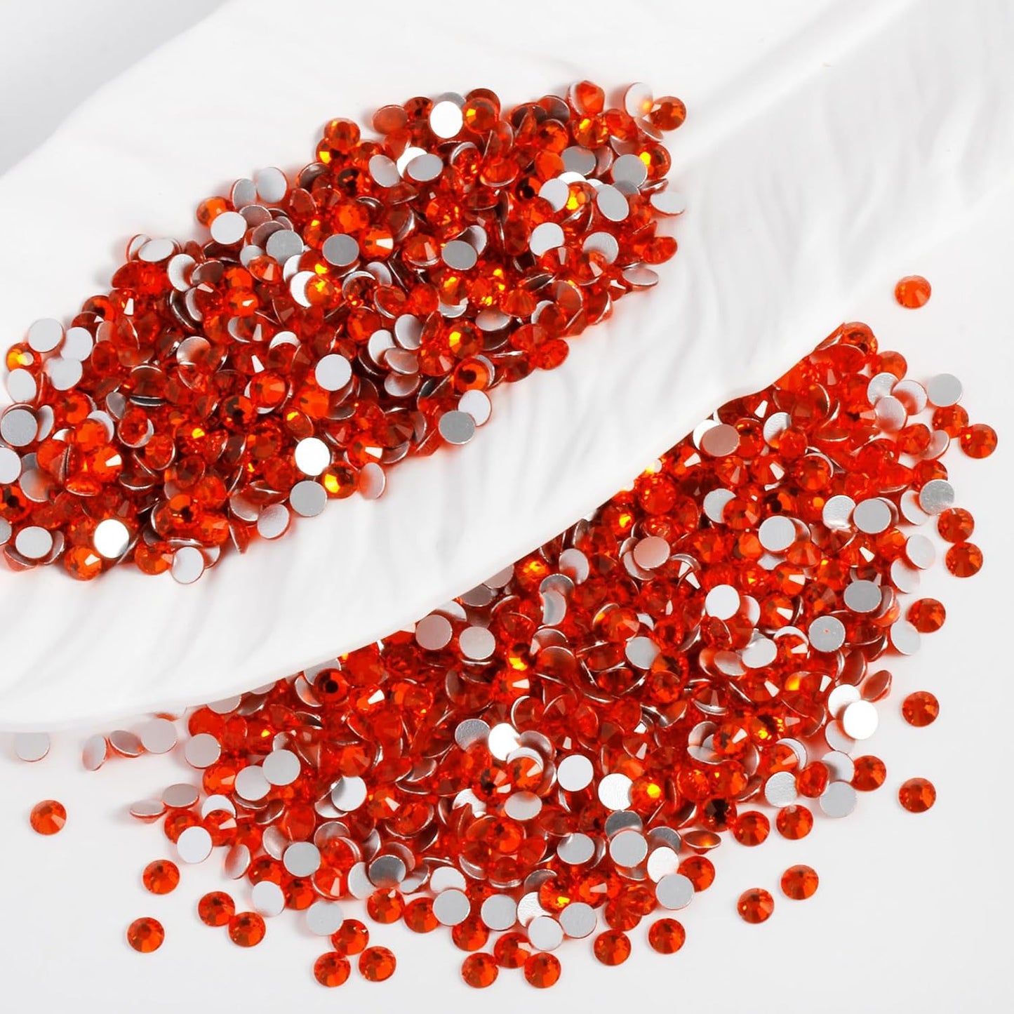 2000PCS SS20 Flatback Rhinestones | 12-Facet Diamond-Cut Glass Gems for Nail Art, Clothing, DIY Crafts |Glue-On Decoration Stones with Silver Backing(Hyacinth)