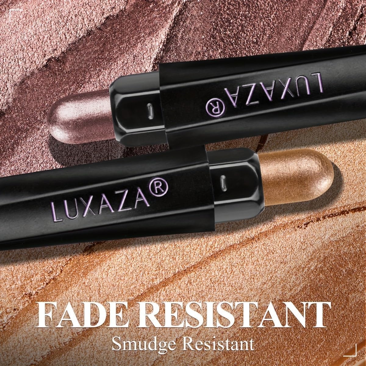 Classic 6PCS Neutral Eyeshadow Stick Makeup Set, Matte Cream Eye Shadow Eyeliner Brightener Pencil Crayon - Dusk Bloom