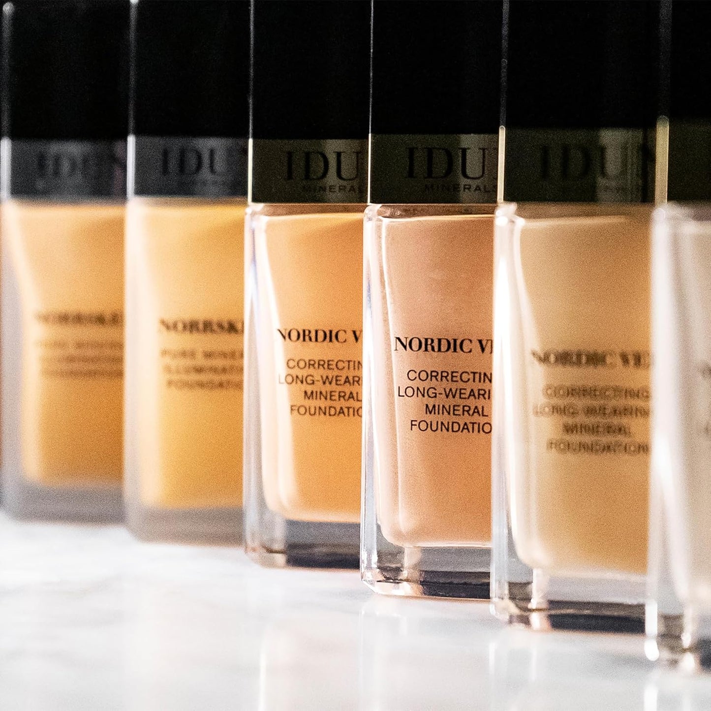 Nordic Veil Foundation - Full and Poreless Coverage, Long Lasting, Soft Matte Finish - Purified and Safe for Sensitive Skin - 310 Siri - Medium Neutral - 0.88 oz