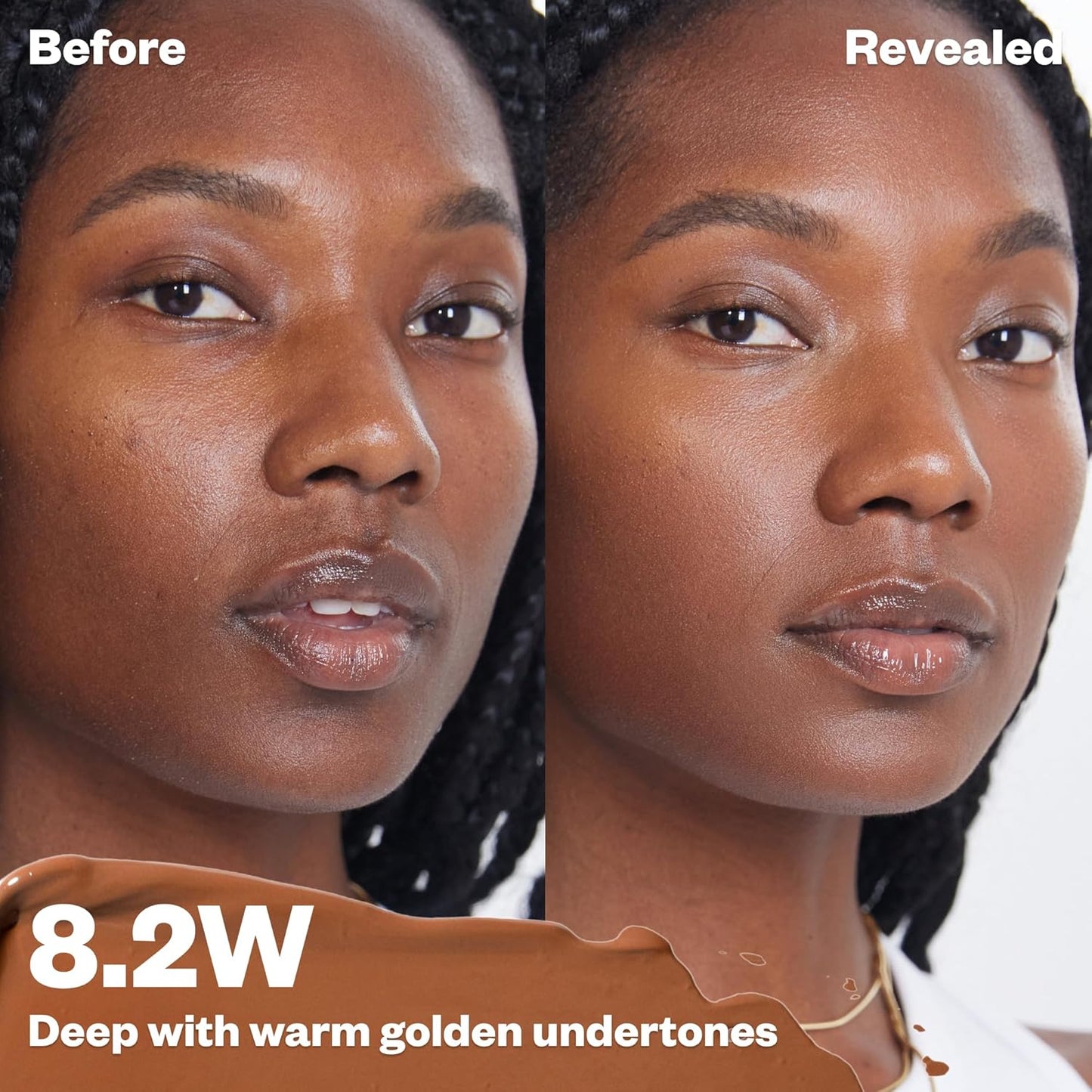 Kosas Revealer Concealer - Medium Coverage Makeup with Hyaluronic Acid, Conceals Dark Circles Under Eyes, Dark Spots and Blemishes + Brightens, Hydrates, Long-Lasting & Vegan, (Tone 8.2 W)