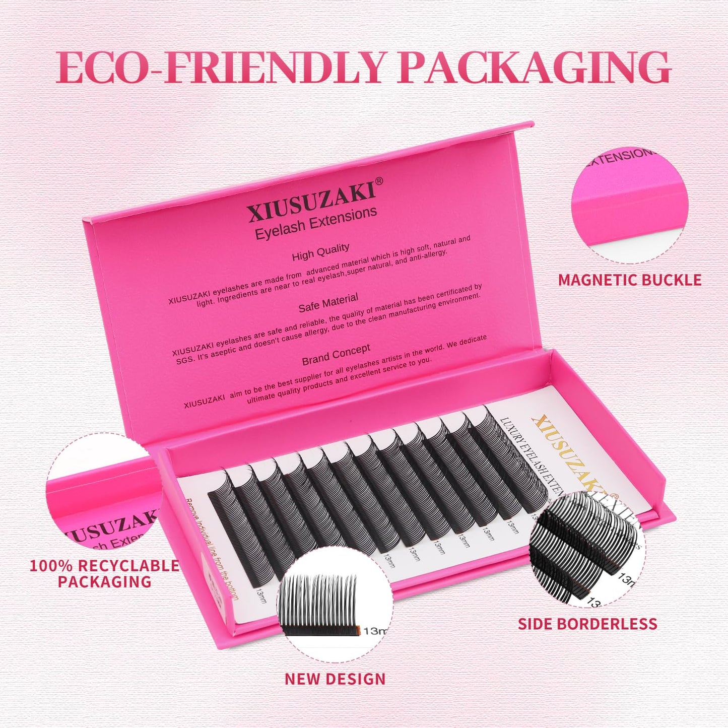 5D Flower Lash Extensions Spikes Lashes 0.07 Matte Black C Curl Lashes 14mm Volume Eyelash Extension Lash Trays Professional Use(5D Flower,0.07-C,14mm)