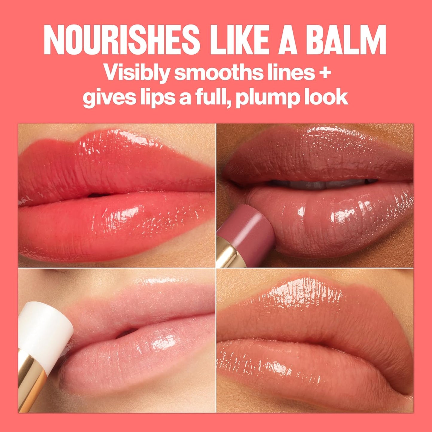 REVLON Super Lustrous Glass Shine Balm, Hydrating Tinted Lipstick, Sheer, Glossy Shiny Finish, 009 Cherry Luster, 0.11 oz