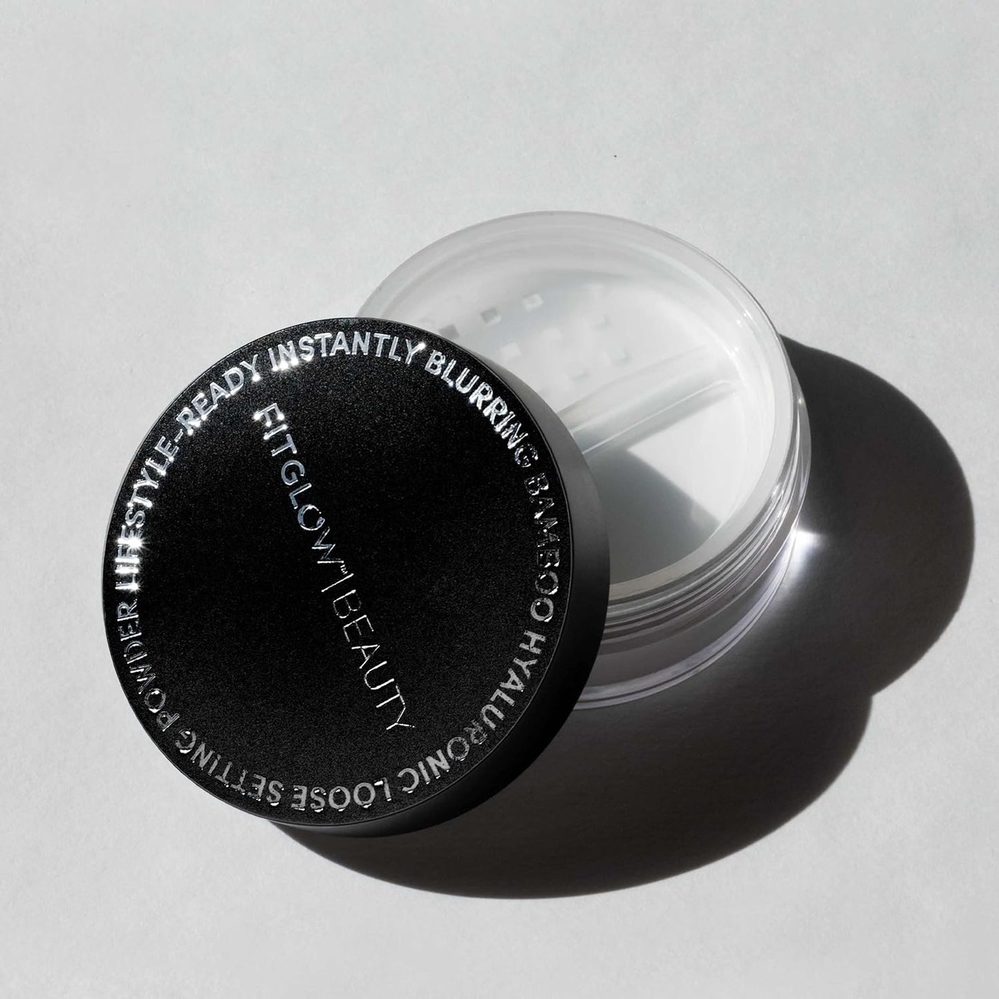 Fitglow Beauty - Translucent Bamboo Hyaluronic Loose Setting Powder | Vegan, Woman-Owned Clean Beauty (0.3 oz | 9 g)