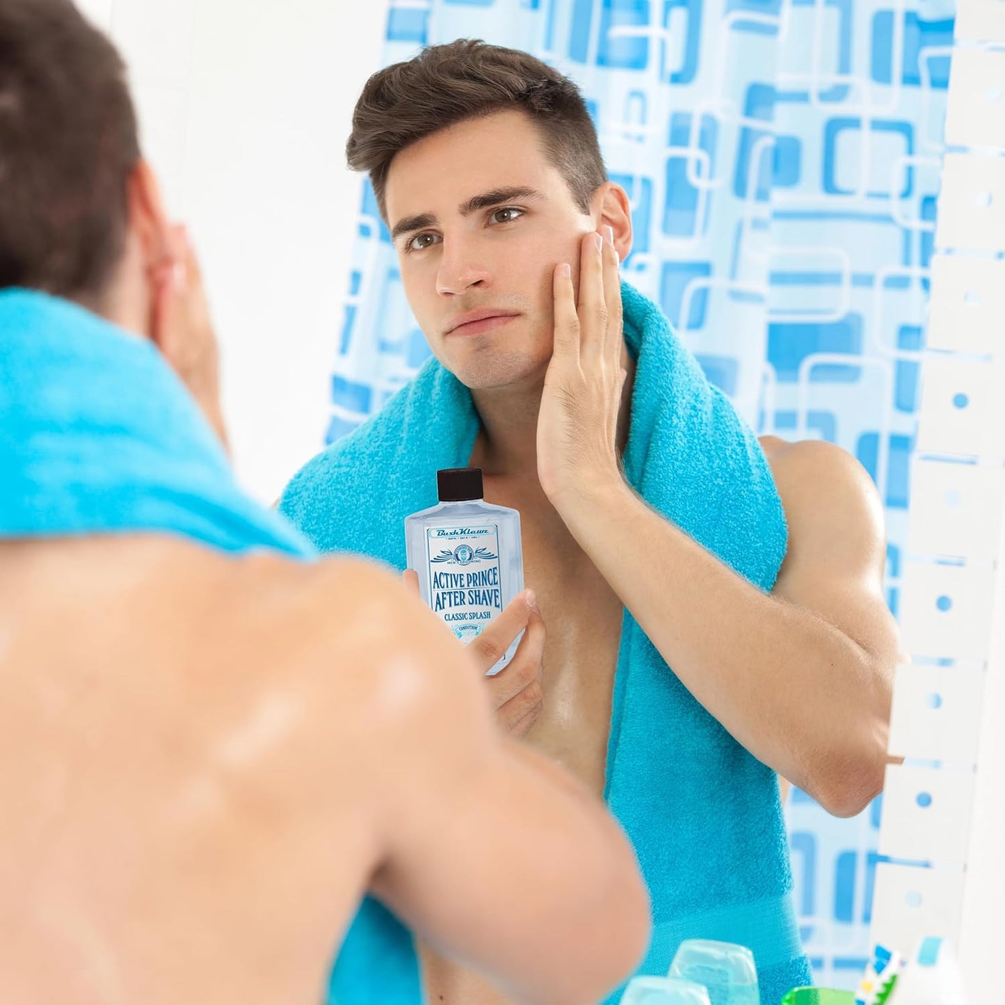 Classic Refreshing Cooling Soothing Barbershop After Shave Lotion Balm Toner Splash Active Prince Satisfy all Types of Viking Cannon Black Prime AfterShave Tonic Cologne