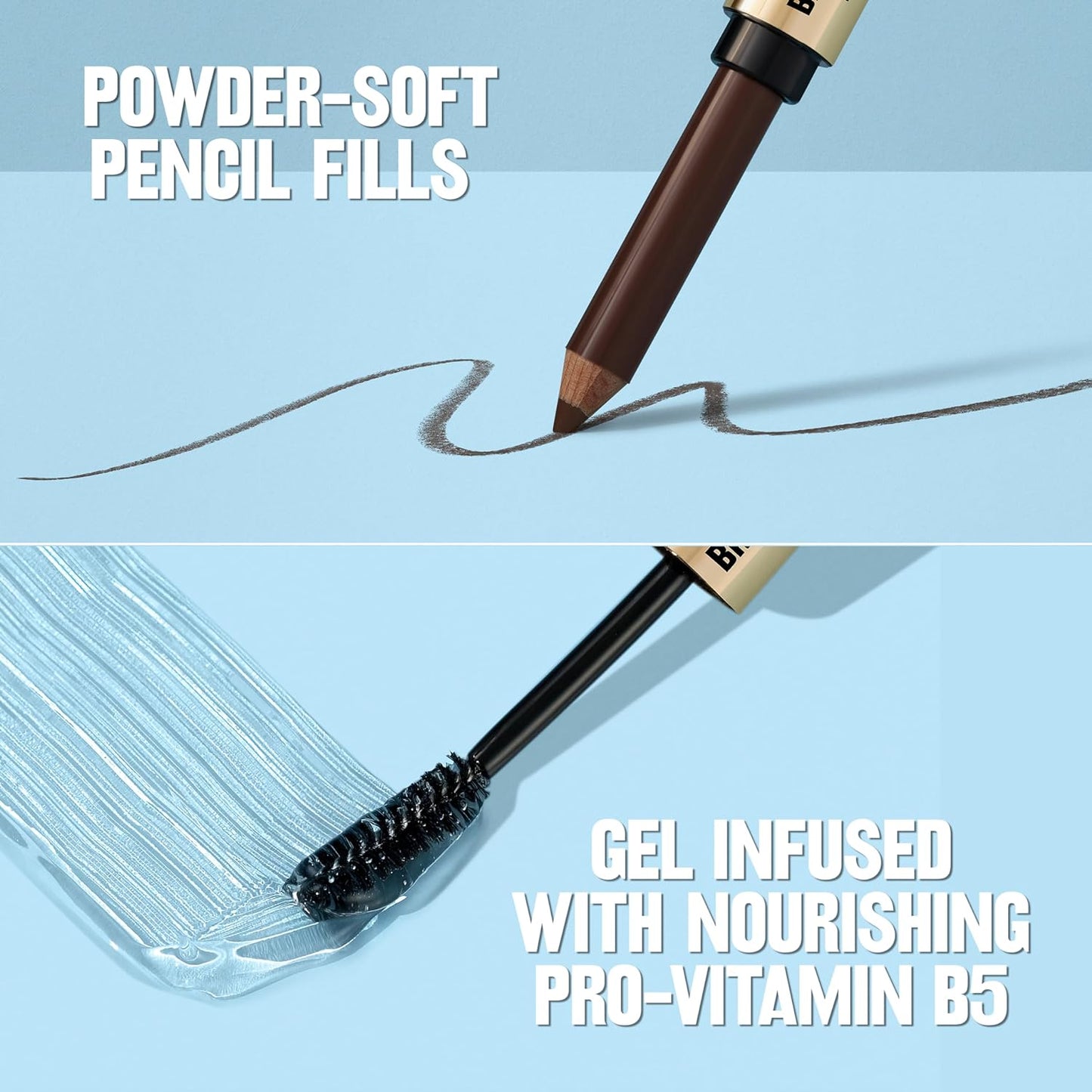 Revlon ColorStay Brow Fantasy, All In One Eyebrow Powder Pencil with Shaping Clear Gel, Gel Infused with Panthenol, Smudge-proof, 16HR Visibly Full Brows, 001 Ash Blonde