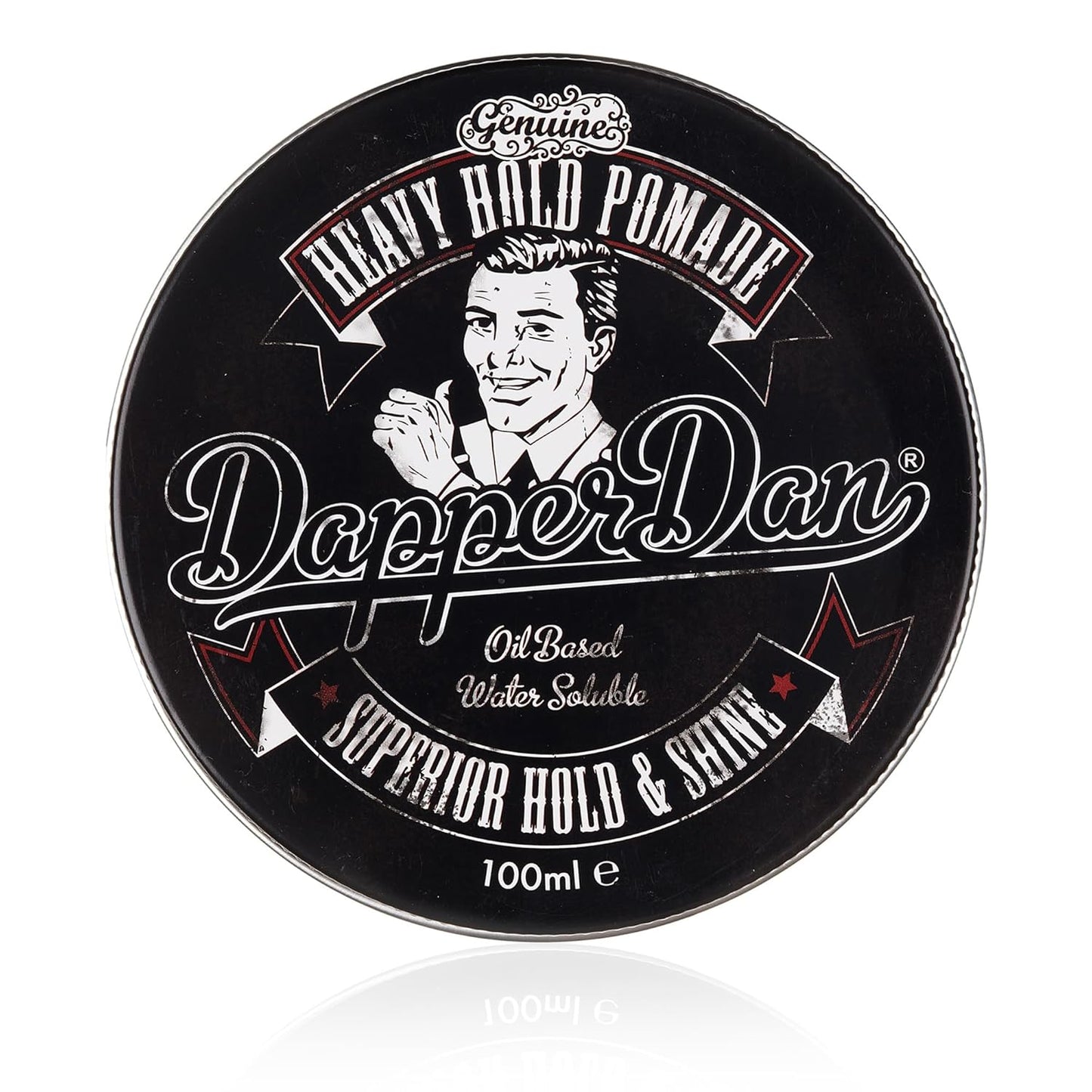 Heavy Hold Pomade By Dapper Dan, Superior Hold, Petrolatum Free, No Build Up, Liquorice & Vanilla Fragrance 100ml