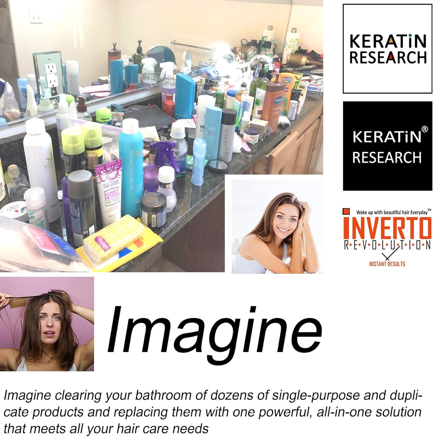 New Brazilian & Blowout Straightening Keratin Hair Treatment STRONG FORMULA Parabens-Free Long Lasting Organic Natural Results with Argan Oil Keratina Brasilera (4PC EXTRA STRENGTH)