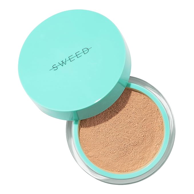 SWEED - Miracle Powder Mineral Foundation | Vegan, Cruelty-Free, Clean Beauty (Golden Medium 03, 0.25 oz | 7 g)