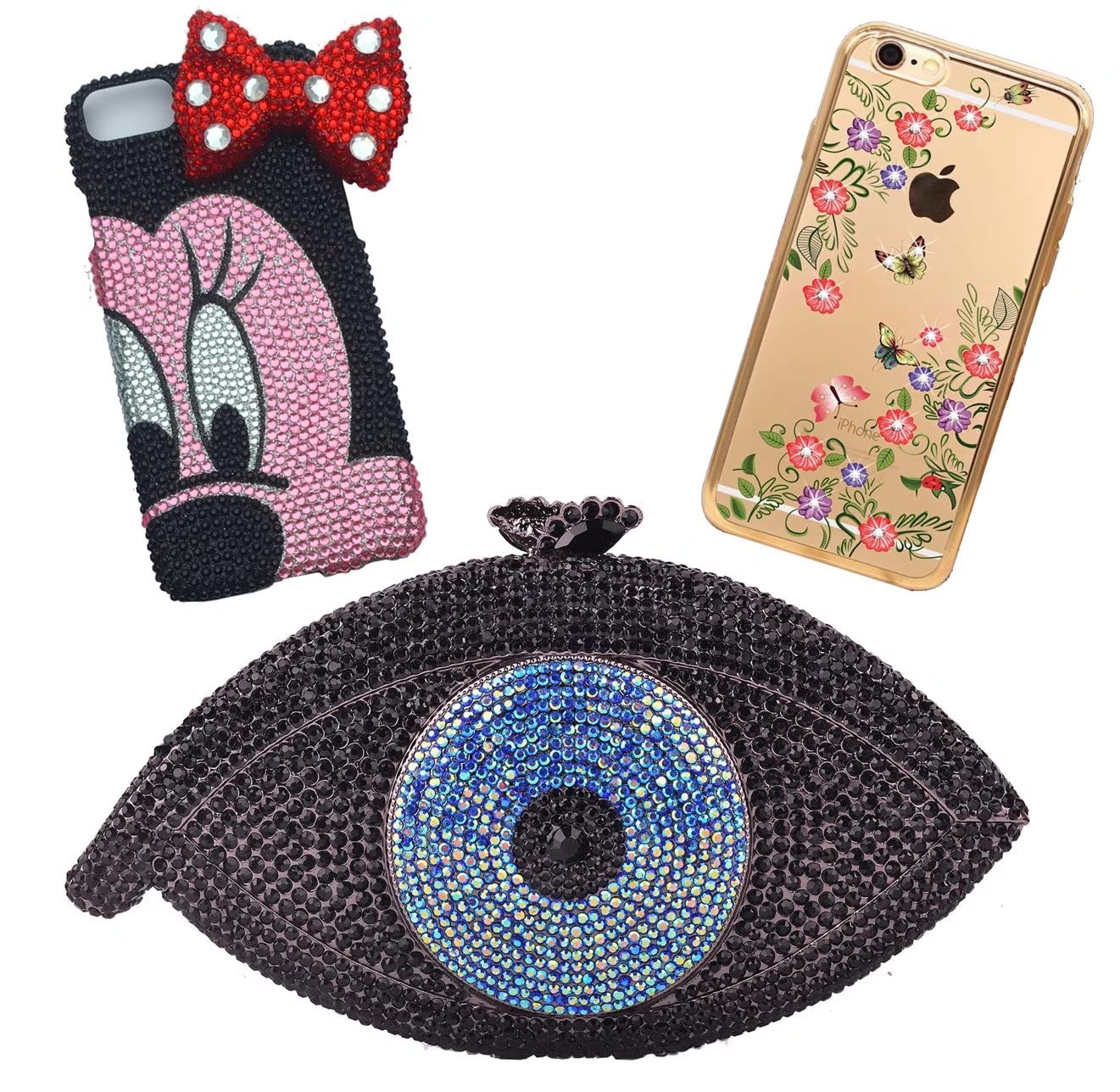 500 Pieces SS30 6mm Flatback Rhinestones Clear Glass Round Gems Crystals for Nail Art DIY Crafts Clothes Shoes Bags （Purple）