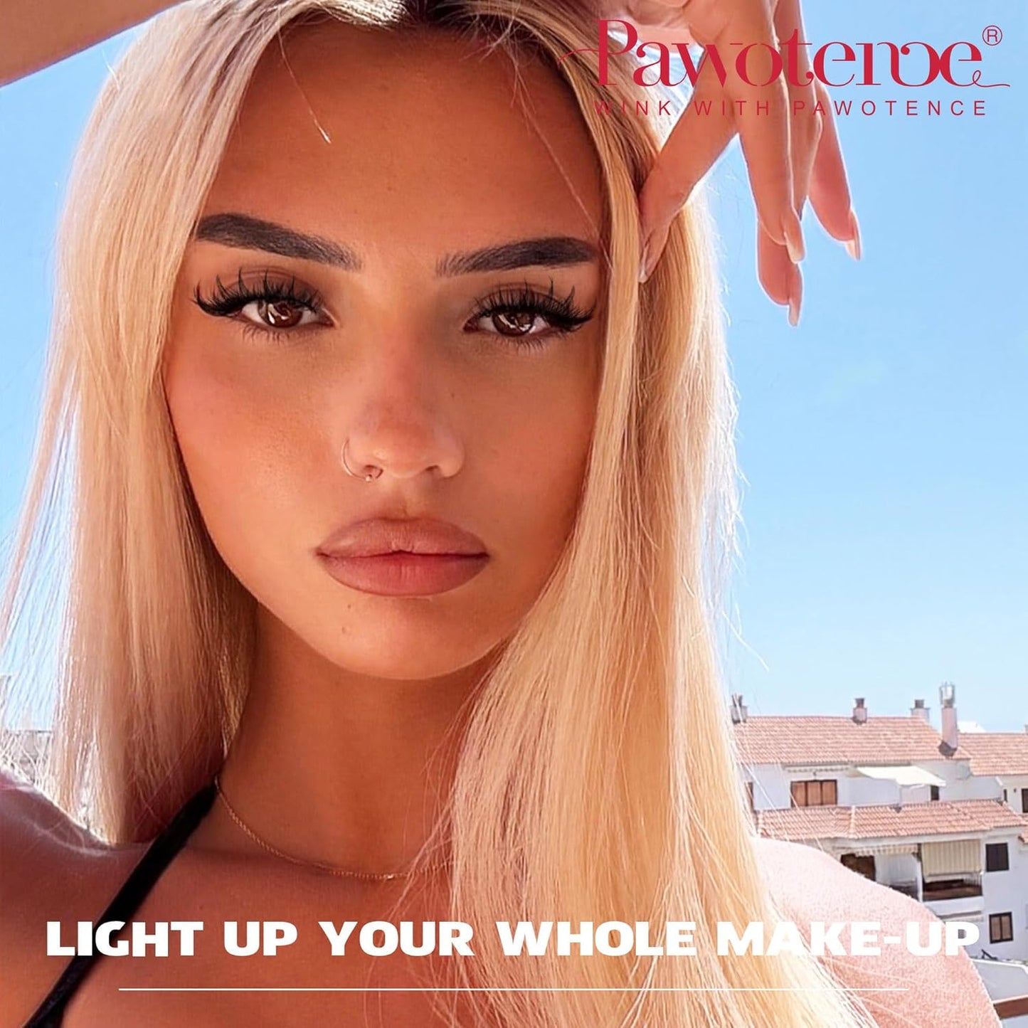 Pawotence Fairy Lash Clusters Natural Eyelash Clusters 10-16mm Manga Lashes Cluster Eyelash Extensions 144pcs Anime Individual Cluster Lashes Wispy for DIY Lash Extension