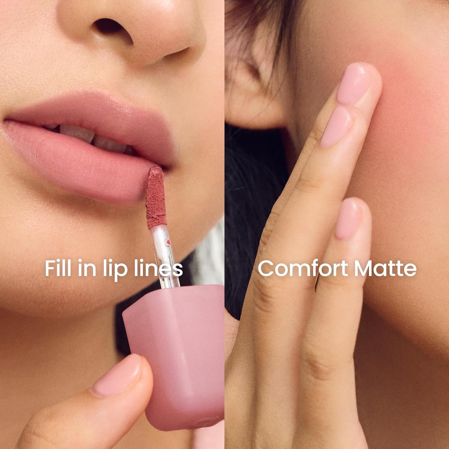 COLORGRAM NUDE BLUR TINT 09 RED BOMB | Soft Velvet Matte Liquid Lipstick & Cheek Tint | Lightweight Blurring Tint for a Smooth & Airbrushed Finish | Long-Lasting & Non-Sticky Formula