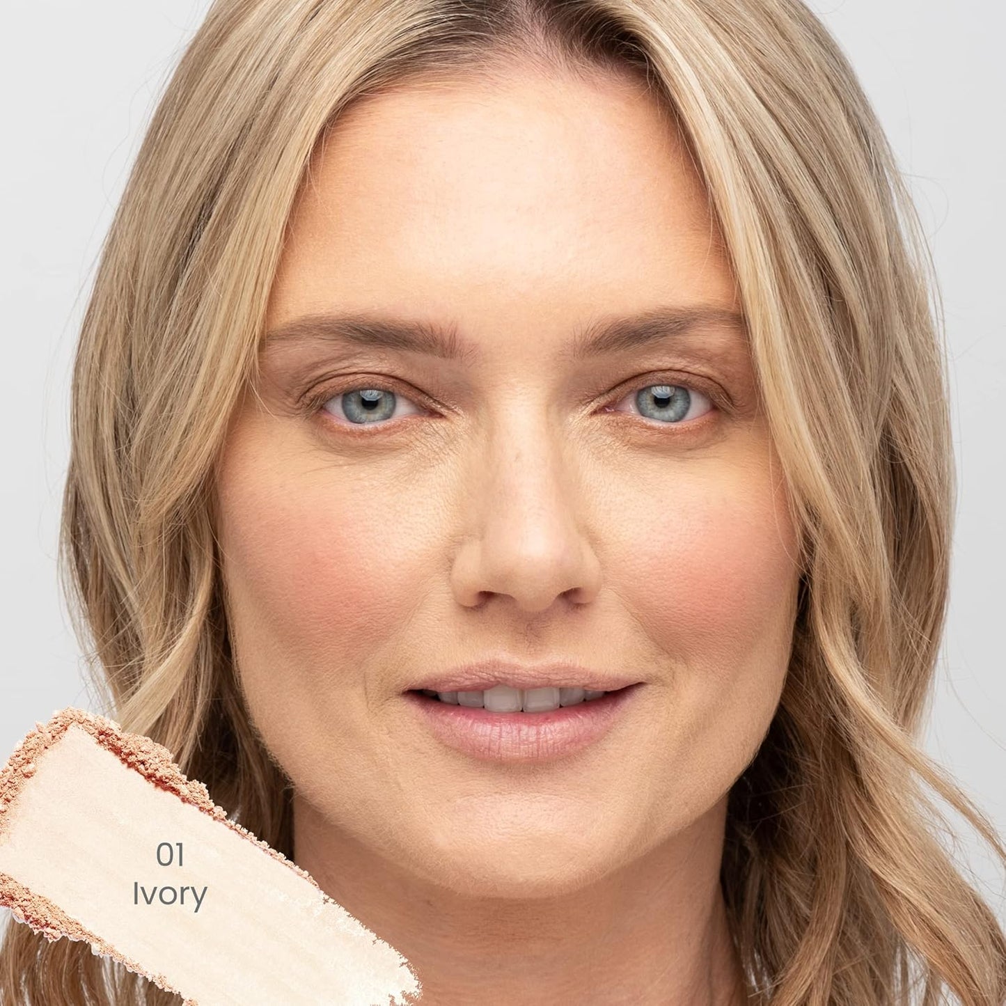 True + Luscious Sheer Halo Complexion Powder – Natural Matte Finish Foundation, Sheer to Medium Coverage – Clean, Vegan and Cruelty Free Powder Foundation – 0.32 oz