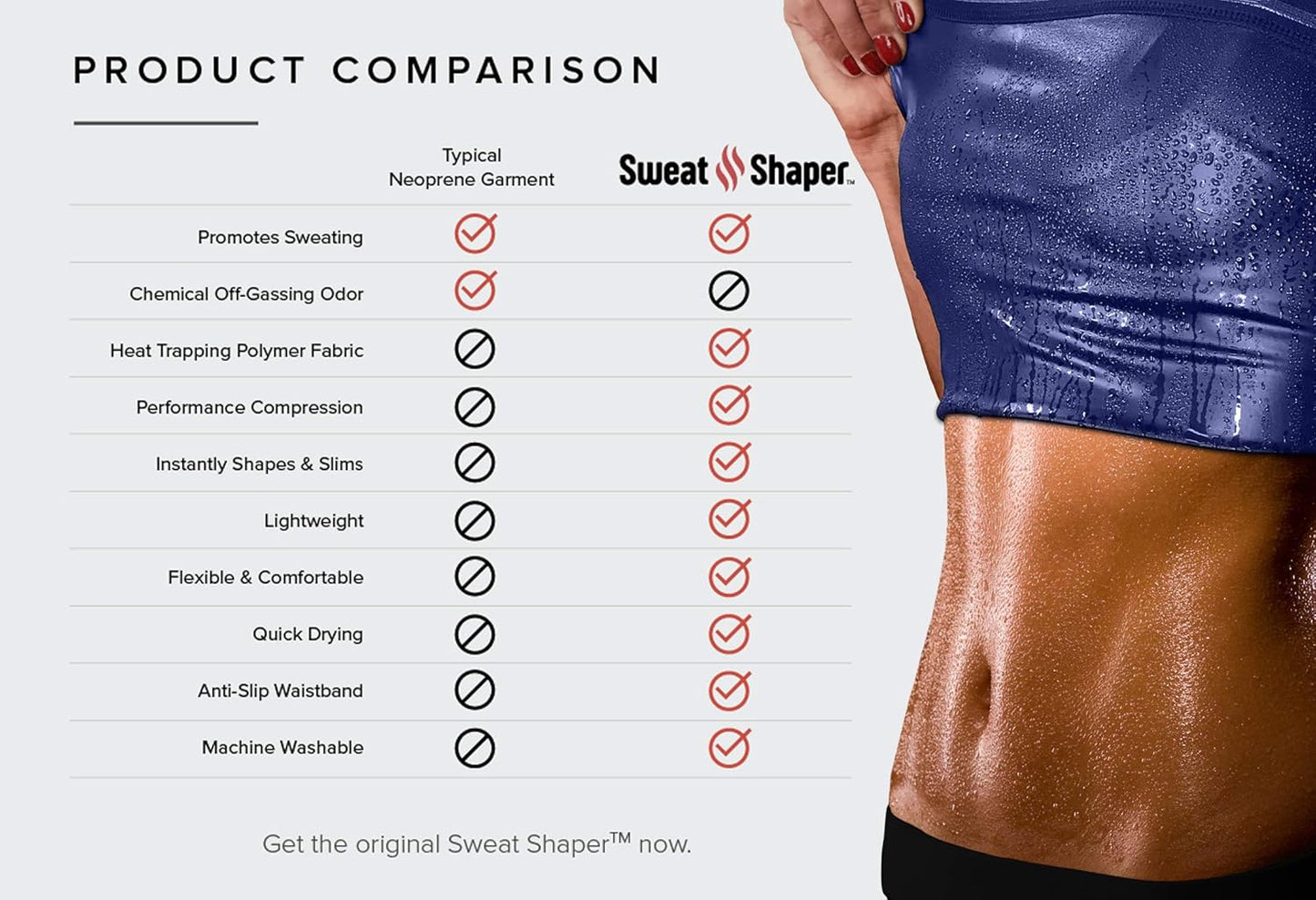 Sweat Shaper Premium Sauna Tank Top For Women, Slimming Sauna Shirt For Women, Sweat Vest for Workouts