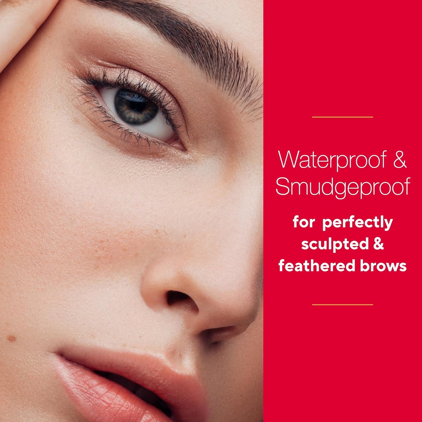 Mirabella Ultra Fine Brow Pencil, Anti-Chip Waterproof Eyebrow Pencil - Smudgeproof, Blendable & Retractable Eyebrow Pencil to Define and Fill In Brows Naturally - Dark
