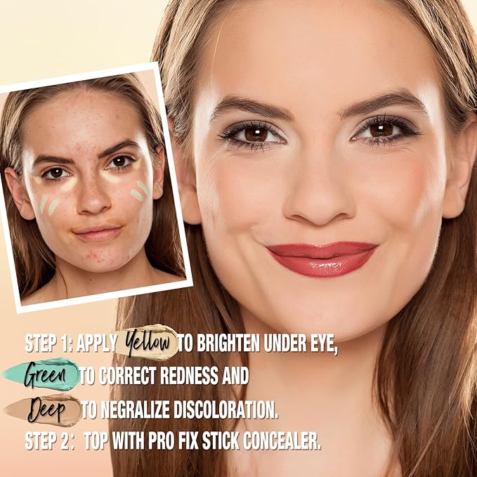 LANGMANNI Multi-Use Face Contour Stick,Highlighter & Concealer Stick, Combo Use For Correcting Color Balancing (#02+#03+#04+#06, 4 Count (Pack of 1))