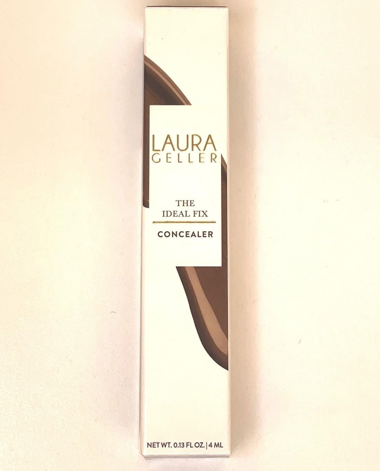 LAURA GELLER NEW YORK The Ideal Fix Concealer - Deep - Buildable Medium to Full Coverage Liquid Concealer - Covers Under Eye Dark Circles & Blemishes - Long-Lasting