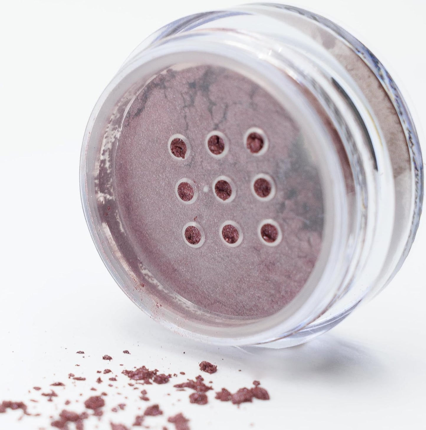 Light Purple Plum Loose Powder Mineral Glitter Single Eyeshadow Dust Pigment Jar Pot, Talc & Paraben Free, No Animal Testing & Cruelty Free