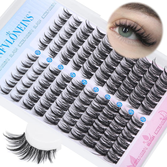 Manga Lash Clusters Natural Eyelash Clusters Wispy Cluster Eyelash Extensions Soft Individual Lashes Anime Lashes Clusters by TNFVLONEINS