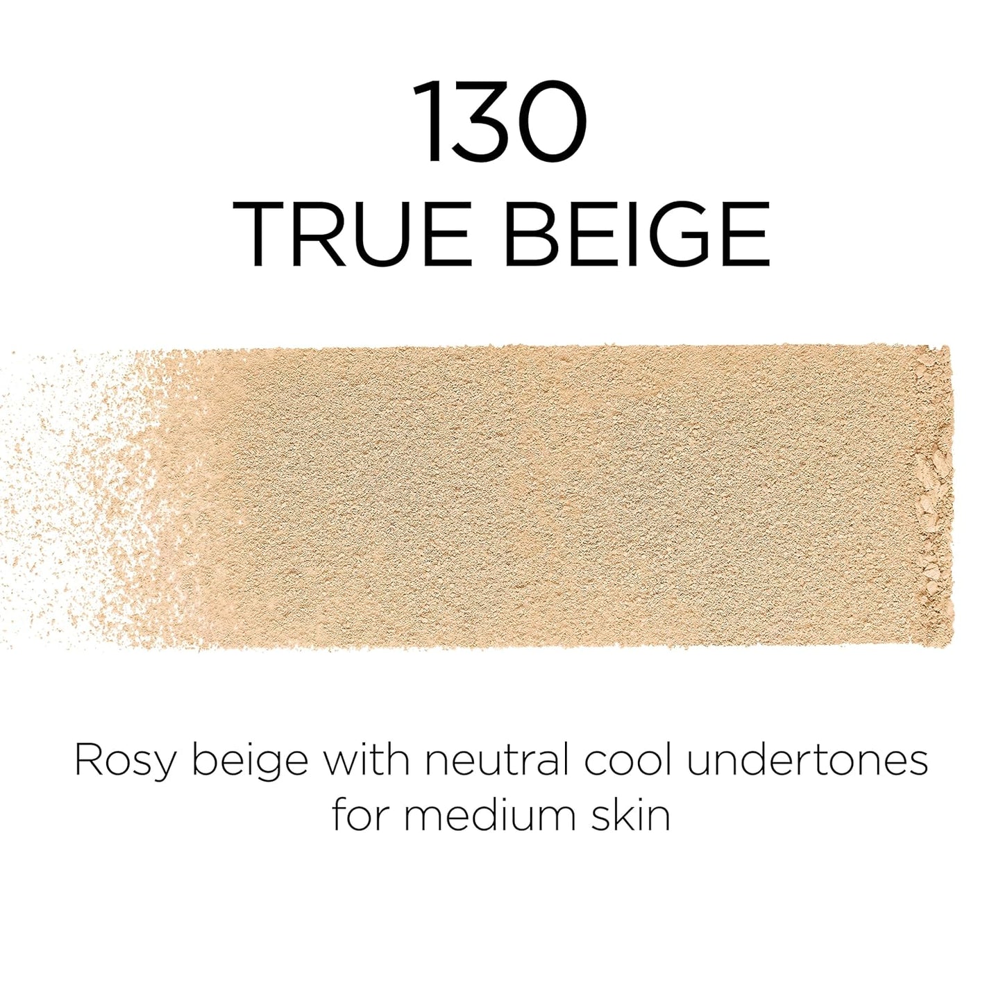 L'Oreal Paris Makeup Infallible Fresh Wear Foundation in a Powder, Up to 24H Wear, Waterproof, True Beige, 0.31 oz.