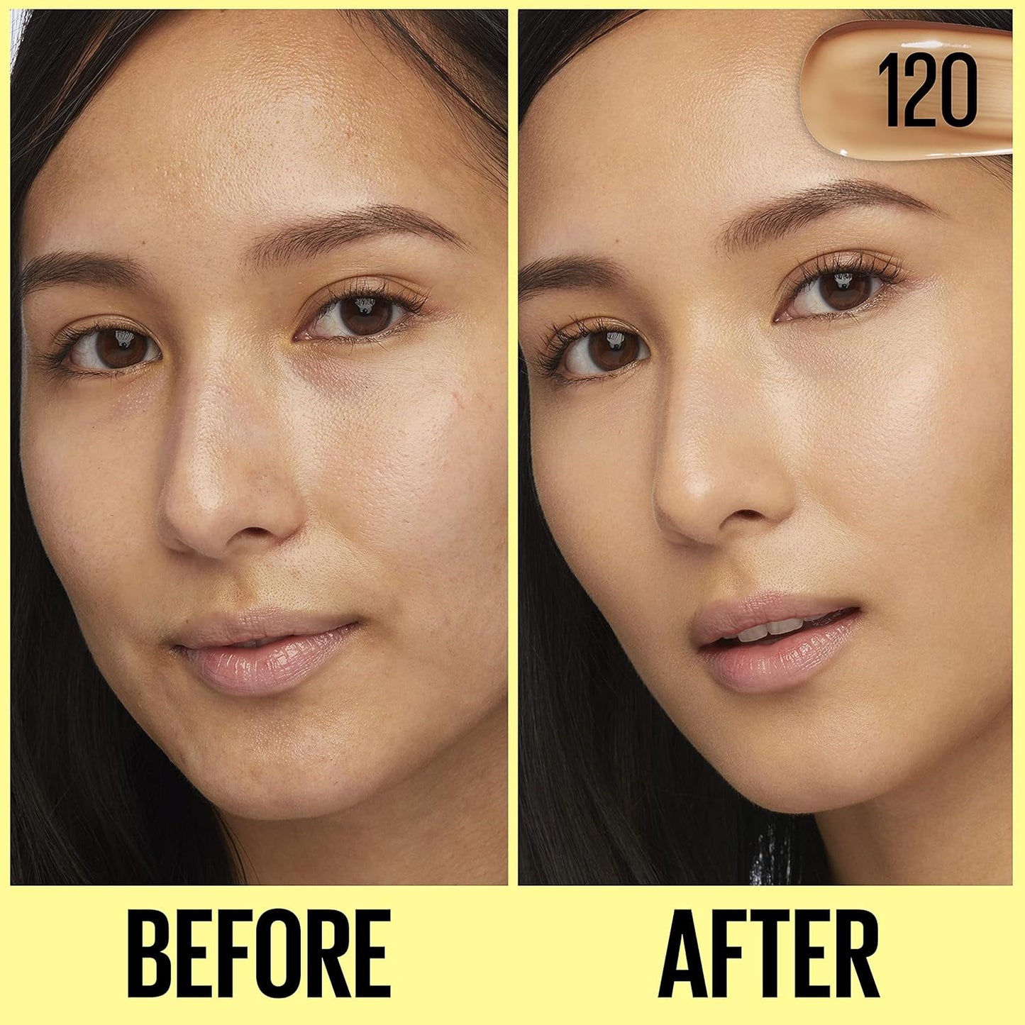 Maybelline Fit Me Tinted Moisturizer, Natural Coverage, Face Makeup, 120, 1 Count