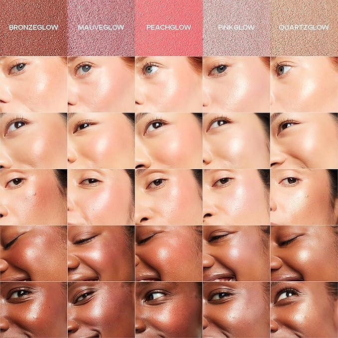 Saie Glow Sculpt Multi-Use Highlighter + Cream Blush Refill - Lightweight with Hyaluronic Acid + Micropearl for Radiant, Glowing Skin - Peachglow (.02 oz)