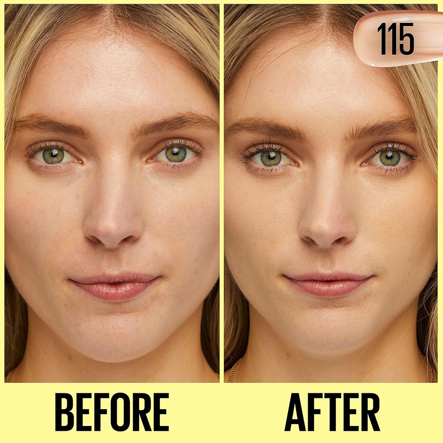 Maybelline Fit Me Tinted Moisturizer, Natural Coverage, Face Makeup, 115, 1 Count