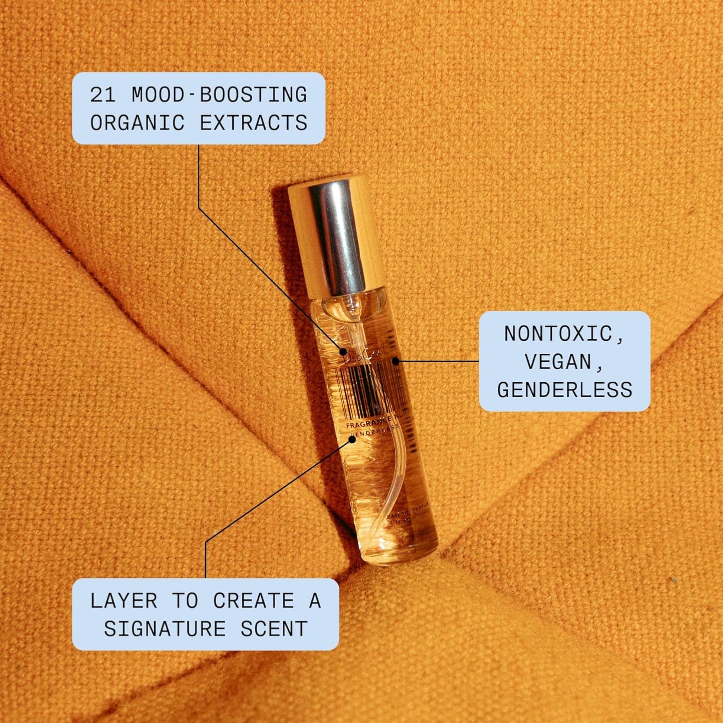 DedCool Eau de Parfum (Madonna Lilly - 0.5 fl oz) With Notes of Black Pepper, Sandalwood, Bergamot, Perfume for Men and Women, Luxury Fragrance, with Essential Oils, Non-Toxic, Fragrance For All