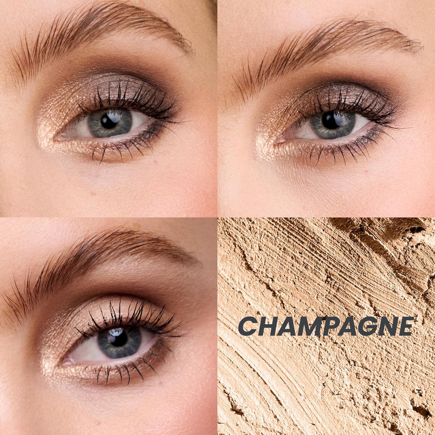 Wonderskin IYKYK Eyeshadow Stick - Longwear Eye Shadow Sticks, Budge-Proof & Waterproof Shimmer Eyeshadow Stick with Built-in Sharpener (Champagne)