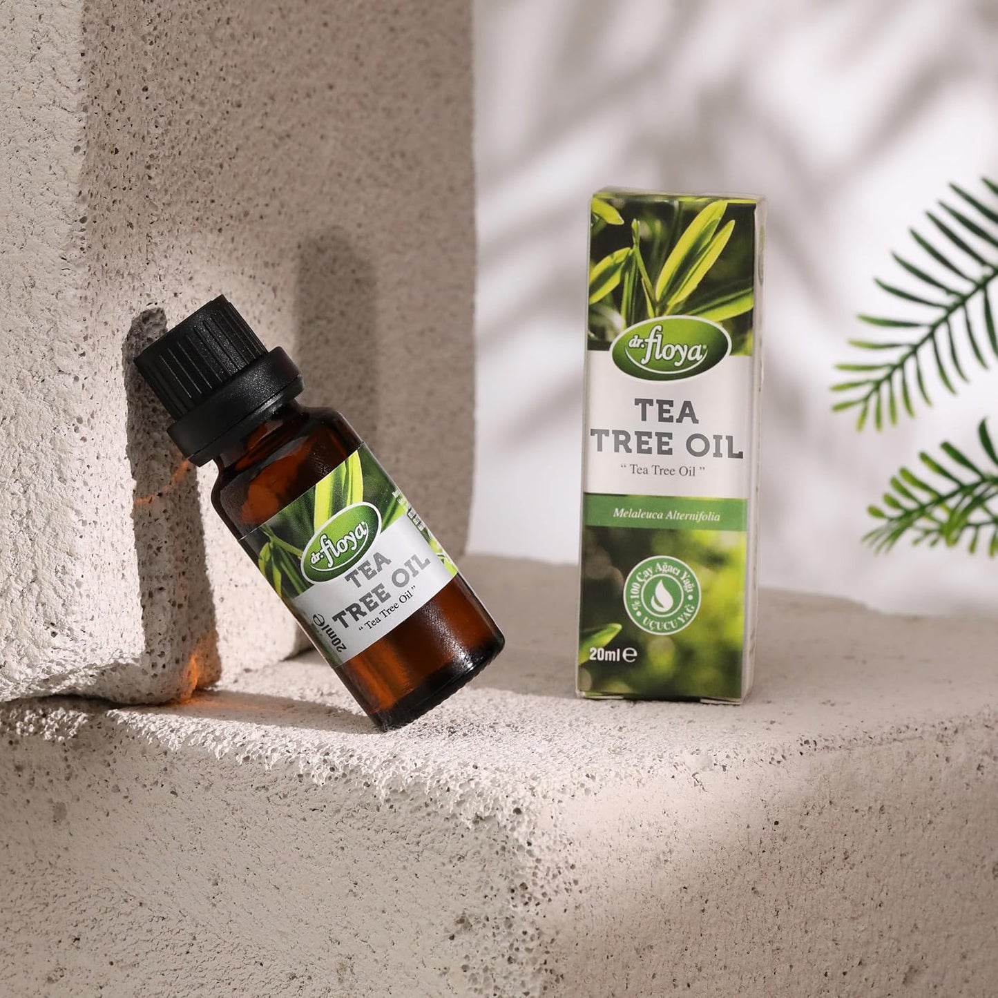 Bee Propolis Extract Alcohol-Free Immune Support Supplement 30ml - 100% Pure Tea Tree Essential Oil 20ml - Natural Immune Booster & Antimicrobial - Ideal for Diffuser, Cleaning, and Aromatherapy