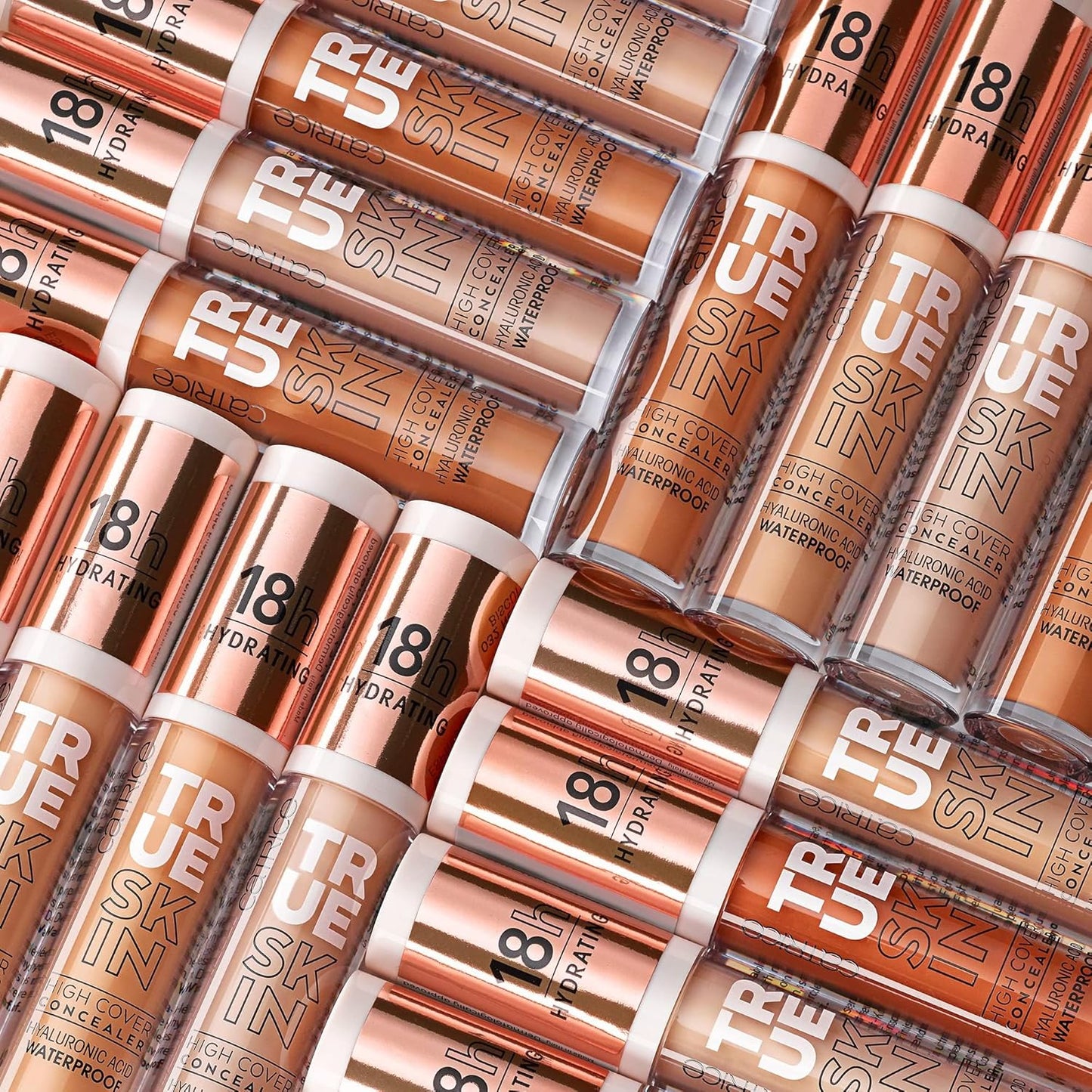 Catrice | True Skin High Cover Concealer (060 | Neutral Fudge) | Waterproof & Lightweight for Soft Matte Look | With Hyaluronic Acid & Lasts Up to 18 Hours | Vegan, Cruelty Free