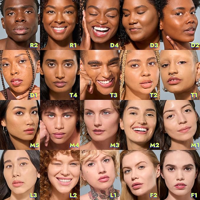 COVER FX Power Play Foundation - Shade F1 - Buildable Full Coverage - Waterproof Sweat-Proof Transfer-Proof - Natural Matte Finish - All Skin Types